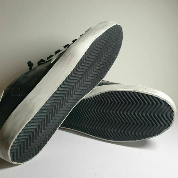 Golden Goose Superstar Black Leather White Star - Picture 4 of 8